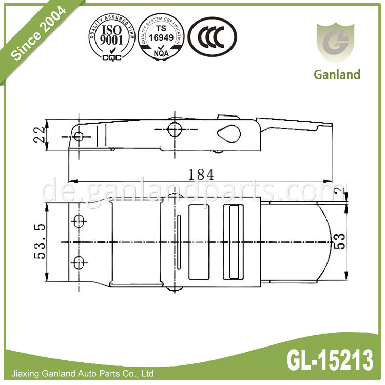light duty over-center buckle GL-15213